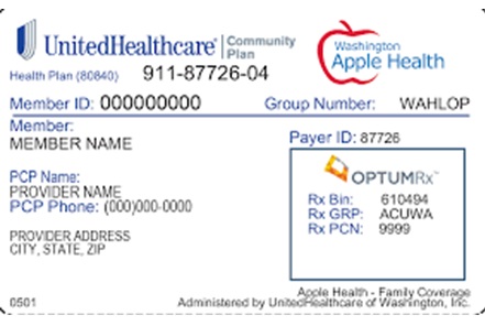 United Healthcare card